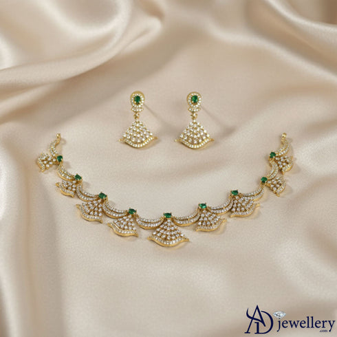 Emerald Majesty Necklace Set