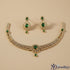 Emerald Radiance Stone Necklace Set