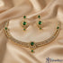Emerald Radiance Stone Necklace Set