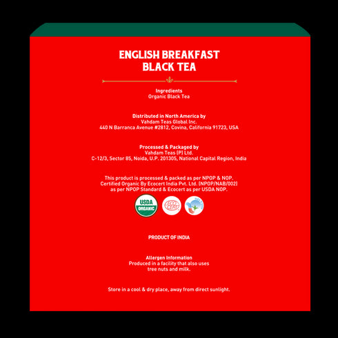 Vahdam Tea English Breakfast Black Tea (15TB)