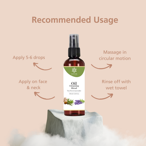 Natuur Oil Cleansing Blend Tea tree and Lavender 100ml