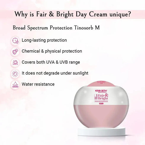 Keya Seth Aromatherapy Fair & Bright Serum + Day Cream + Night Cream Overnight Repair & Fairness Treatment kit