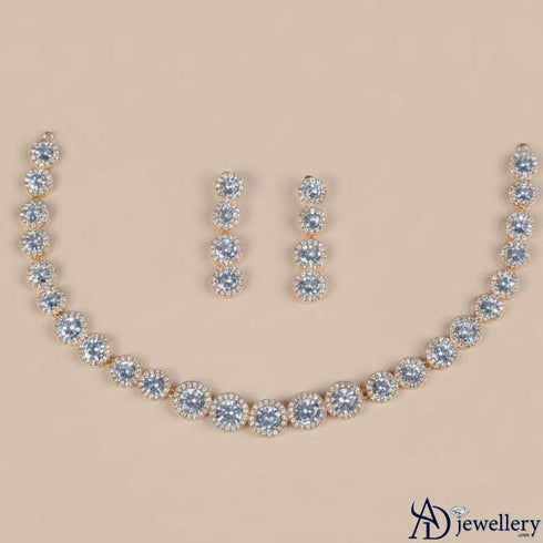 Eternal Halo Necklace Set