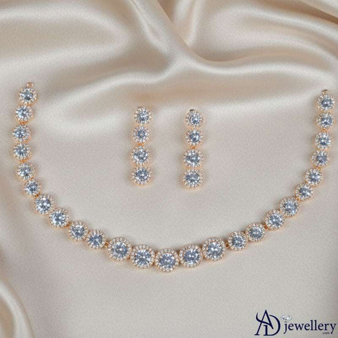Eternal Halo Necklace Set