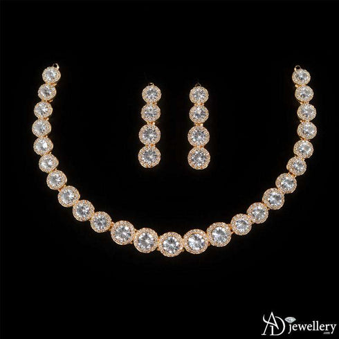 Eternal Halo Necklace Set