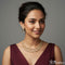 Ethereal Bloom Diamond-Simulant Necklace Set