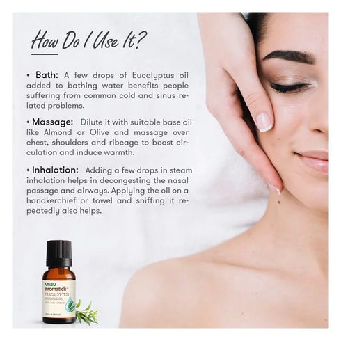 Vasuestore Vasu Aromatics Eucalyptus Essential Oil 100 Pure and Natural