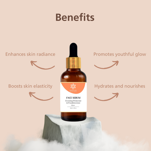 Natuur Face Serum for Glowing Skin Primrose and Frankincense