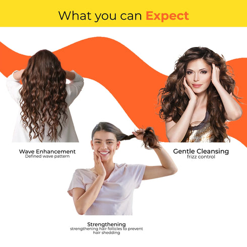 Curlvana Zero Frizz Non Drying Wavy Hair Shampoo