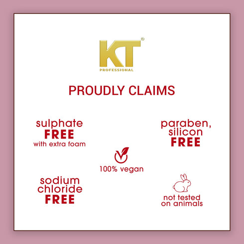 Kt Professional Express Keratin Pro Treatment Protein Enriched Formula for Damage Repair Curl & Frizz Control 1000ml