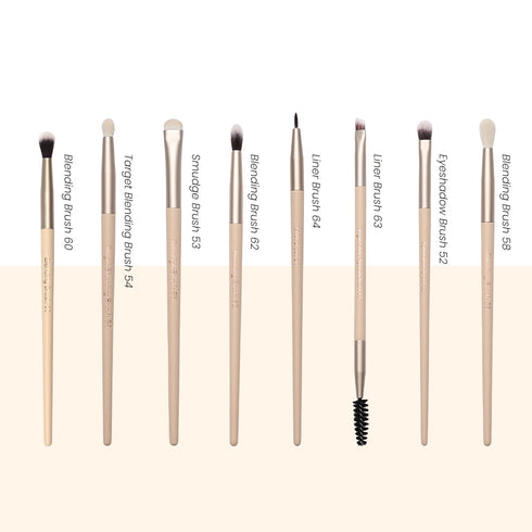Milagro Beauty Eye Essential Makeup Brush Collection+ Brush Bag