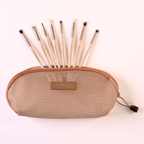 Milagro Beauty Eye Essential Makeup Brush Collection+ Brush Bag