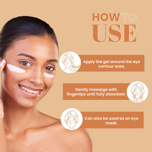 Wild Oak Intense Kumkumadi Eye Gel Formula For Dark Circles