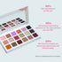 Praush Eyeshadow Palette + Eye Brush Set (15 pcs) Bundle