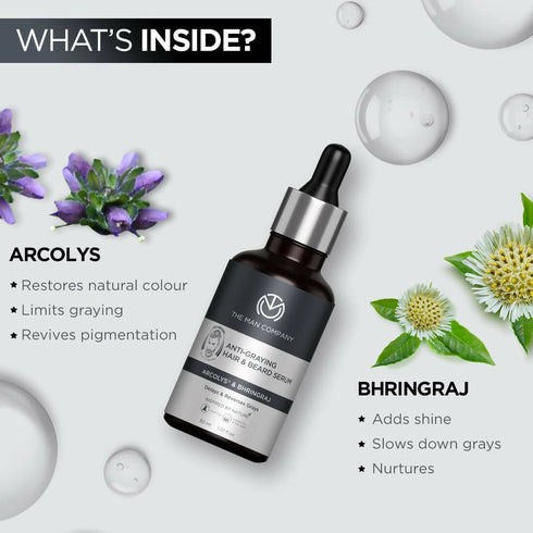 The Man Company Anti-Graying Hair and Beard Serum
