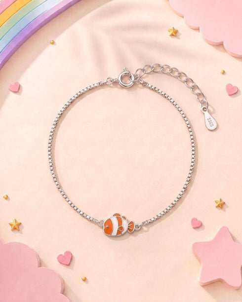 Meera Jaipur Nemo's Ocean Silver Bracelet