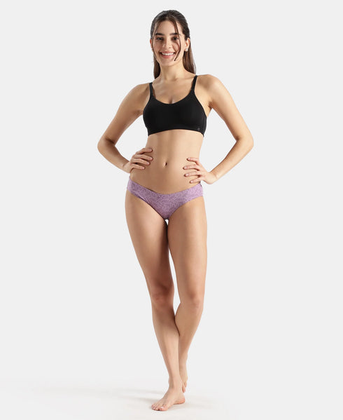 Jockey Medium Coverage Cotton Mid Waist Bikini With Concealed Waistband | Assorted Prints | Pack of 3