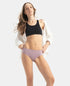 Jockey High Coverage Cotton High Waist Hipster With Concealed Waistband | Assorted Colors | Pack of 3