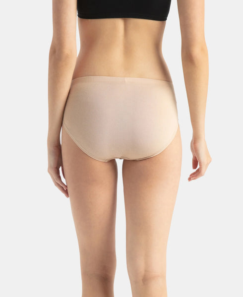 Jockey High Coverage Cotton High Waist Hipster With Concealed Waistband | Assorted Colors | Pack of 3
