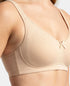 Jockey Pack of 2 Wirefree Non Padded Cotton Stretch Full Coverage Everyday Bra with Concealed Shaper Panel - Black And Skin