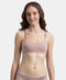 Jockey Wirefree Non Padded Cotton Stretch Full Coverage Everyday Bra with Concealed Underband - Mocha