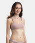 Jockey Wirefree Non Padded Cotton Stretch Full Coverage Everyday Bra with Concealed Underband - Mocha
