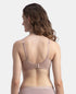 Jockey Wirefree Non Padded Cotton Stretch Full Coverage Everyday Bra with Concealed Underband - Mocha