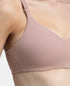 Jockey Wirefree Non Padded Cotton Stretch Full Coverage Everyday Bra with Concealed Underband - Mocha