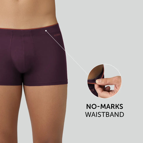 XYXX Uno Modal Trunks - Plum Red