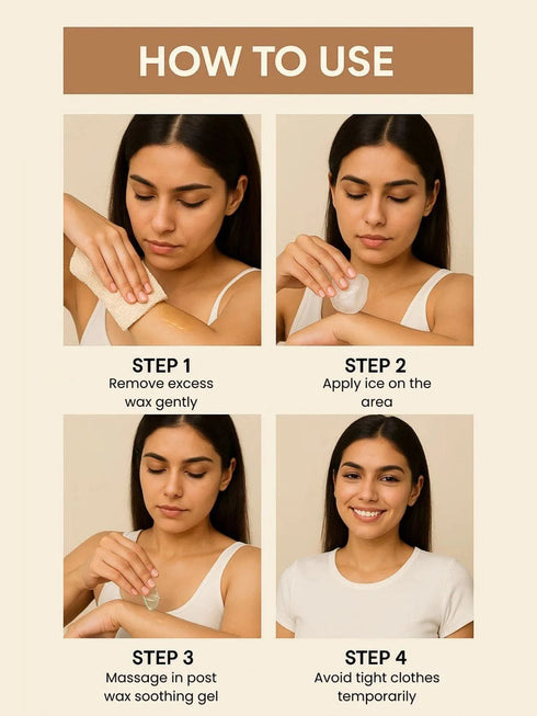 The wellness shop POST WAX CALMING GEL WITH ALOE AND VITAMIN E