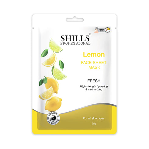 Shills Professional Lemon Face Sheet Mask