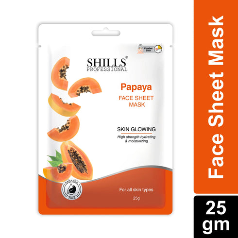 Shills Professional Papaya Fruit Face Sheet Mask