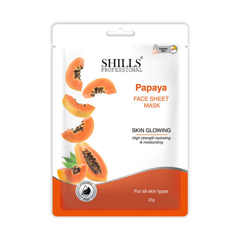 Shills Professional Papaya Fruit Face Sheet Mask