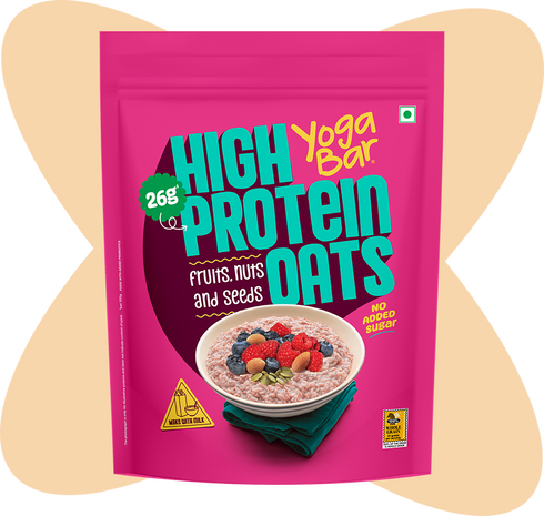 Yoga Bar 26g High Protein Oats Fruit & Nut