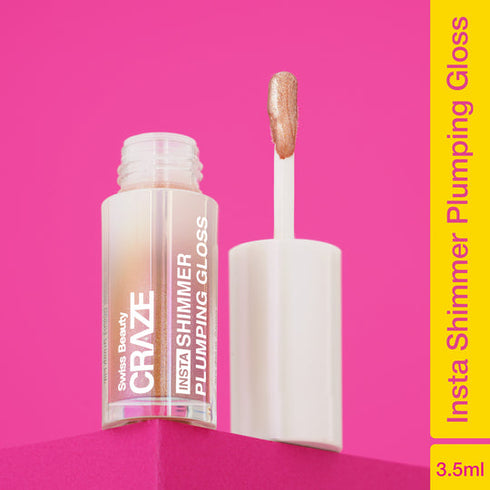 Swiss Beauty Craze Insta Shimmer Plumping Gloss