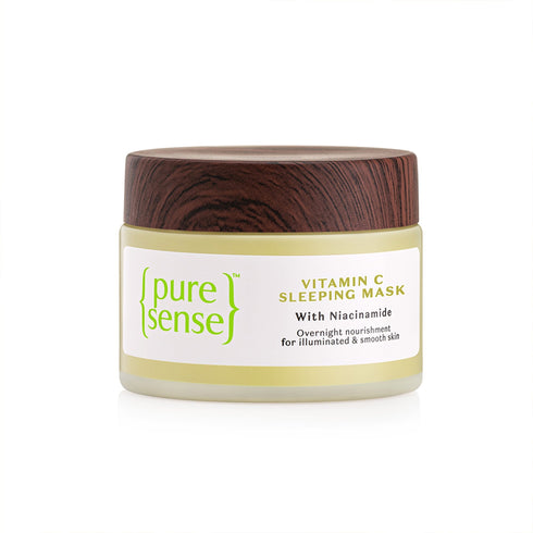 PureSense Vitamin C Sleeping Mask | Paraben & Sulphate Free | From the makers of Parachute Advansed