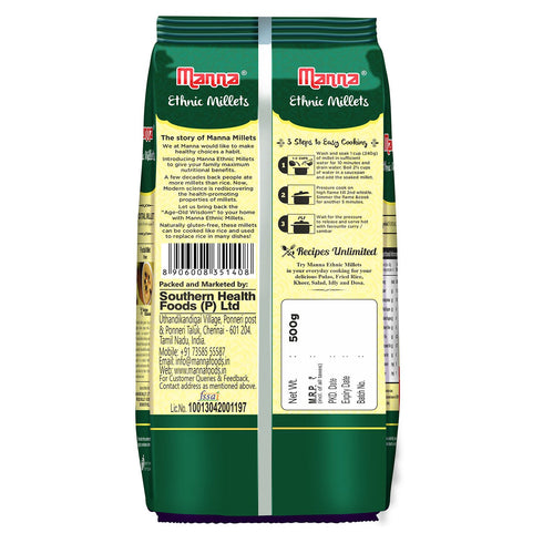 Manna Foods Foxtail Millet