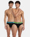 Jockey Cotton Rib Solid Brief with Ultrasoft Waistband | New Black | Pack of 2