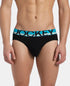 Jockey Cotton Rib Solid Brief with Ultrasoft Waistband | New Black | Pack of 2