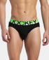 Jockey Cotton Rib Solid Brief with Ultrasoft Waistband | New Black | Pack of 2