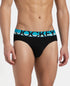 Jockey Cotton Rib Solid Brief with Ultrasoft Waistband | New Black | Pack of 2