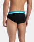 Jockey Cotton Rib Solid Brief with Ultrasoft Waistband | New Black | Pack of 2