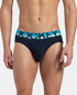 Jockey Cotton Rib Solid Brief with Ultrasoft Waistband | Navy