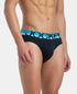Jockey Cotton Rib Solid Brief with Ultrasoft Waistband | Navy