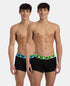 Jockey Cotton Ribbed Trunk | New Black 2 Pack