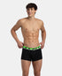 Jockey Cotton Ribbed Trunk | New Black 2 Pack
