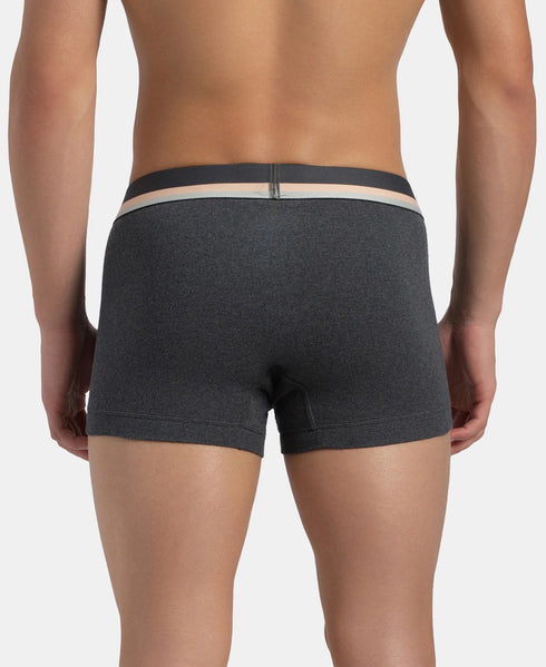 Jockey Cotton Ribbed Trunk | Charcoal Melange
