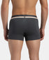 Jockey Cotton Ribbed Trunk | Charcoal Melange