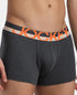 Jockey Cotton Ribbed Trunk | Charcoal Melange