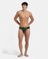 Jockey Cotton Elastane Printed Brief | Black Empire Yellow